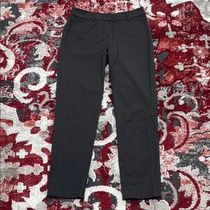 White House Black Market Womens Black Patterned Pants